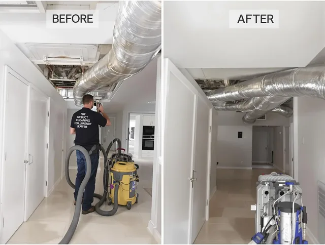 Wareham Air Duct Cleaning professional performing thorough air duct cleaning in Wareham