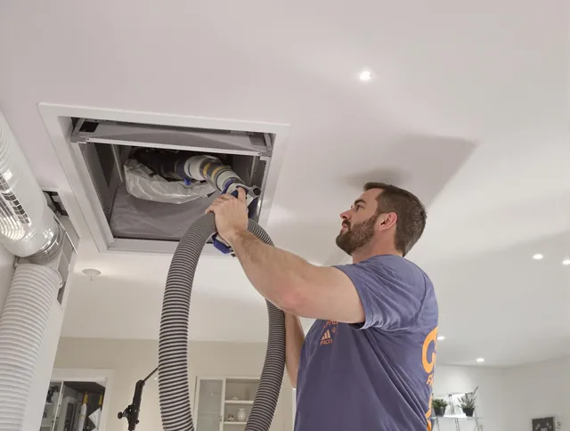 Precision indoor duct cleaning by Wareham Air Duct Cleaning in Wareham